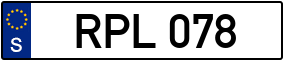 Truck License Plate